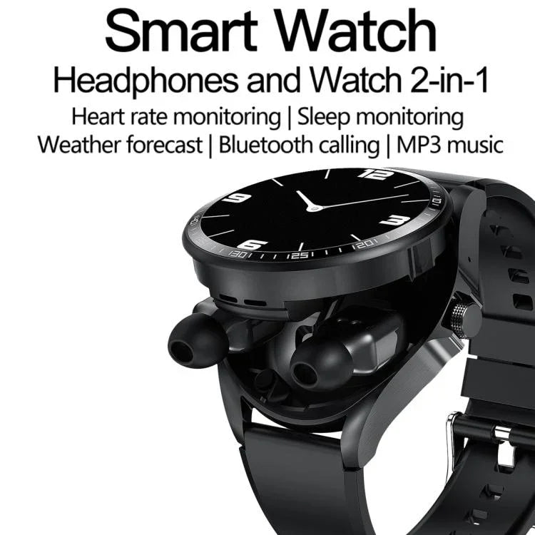 F36 สมาร์ทวอทช์หูฟังบลูทูธ 2 in 1 หน้าจอสี TFT 1.46 นิ้ว รองรับการโทรบลูทูธ / NFC