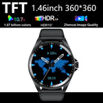 F36 สมาร์ทวอทช์หูฟังบลูทูธ 2 in 1 หน้าจอสี TFT 1.46 นิ้ว รองรับการโทรบลูทูธ / NFC