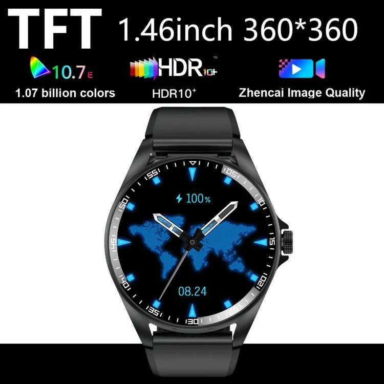F36 สมาร์ทวอทช์หูฟังบลูทูธ 2 in 1 หน้าจอสี TFT 1.46 นิ้ว รองรับการโทรบลูทูธ / NFC