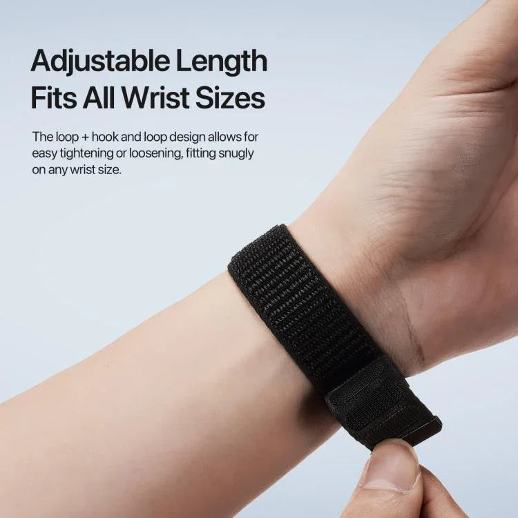 สายรัดนาฬิกาไนลอนทอ DUX DUCIS YE Series สำหรับ Apple Watch ขนาด 46 มม. / 49 มม. / 45 มม. / 44 มม., สำหรับ Apple Watch ขนาด 42 มม. / 41 มม. / 40 มม. / 38 มม.