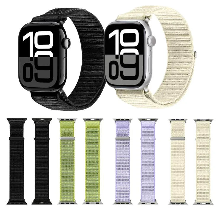 สายรัดนาฬิกาไนลอนทอ DUX DUCIS YE Series สำหรับ Apple Watch ขนาด 46 มม. / 49 มม. / 45 มม. / 44 มม., สำหรับ Apple Watch ขนาด 42 มม. / 41 มม. / 40 มม. / 38 มม.