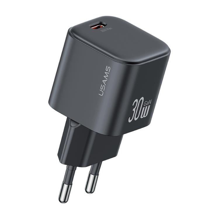 USAMS CC262 ที่ชาร์จเร็วขนาดเล็ก 30W GaN USB-C / Type-C, ปลั๊ก EU