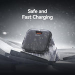 USAMS CC276 30W GaN USB-C / Type-C Port Mini Fast Charger, UK Plug