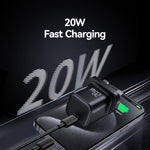 USAMS CC274 20W GaN USB-C / Type-C Port Mini Fast Charger, UK Plug