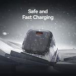 USAMS CC274 20W GaN USB-C / Type-C Port Mini Fast Charger, UK Plug