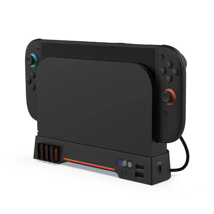 ฐานชาร์จคอนโทรลเลอร์เกม DOBE TNS-31111 สำหรับ Nintendo Switch 2 พร้อมพัดลมระบายความร้อน