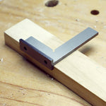 90 Degree Flat Edge Woodworking Square L-shaped Carbon Steel Knife Edge Set Square, 50x40, 75x50, 100x70, 3pcs/Set