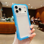 เคสโทรศัพท์ใสด้าน TPU ผสม PC 3-in-1 สำหรับ iPhone 17 Pro Max, สำหรับ iPhone 17 Pro