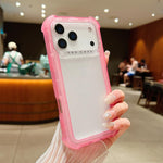 เคสโทรศัพท์ใสด้าน TPU ผสม PC 3-in-1 สำหรับ iPhone 17 Pro Max, สำหรับ iPhone 17 Pro