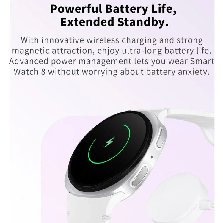 นาฬิกาอัจฉริยะกีฬา HD8 mini 1.29 นิ้ว BT5.4 รองรับการโทร Bluetooth / การนอนหลับ / ออกซิเจนในเลือด / อัตราการเต้นของหัวใจ / การวัดความดันโลหิต