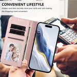 เคสโทรศัพท์หนังลายนูนรูปหัวใจแมวพร้อมสายคล้องมือ สำหรับ iPhone 14 Pro Max, สำหรับ iPhone 7 / 8 / SE 2022, สำหรับ iPhone 13 Pro Max, สำหรับ iPhone 13 Pro
