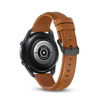 สายหนังพื้นผิวเรียบสำหรับเปลี่ยน สำหรับ Samsung Galaxy Watch 3 41mm, สำหรับ Samsung Galaxy Watch 3 45mm