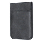 BFK26 สติ๊กเกอร์หลังโทรศัพท์แบบกระเป๋าใส่บัตรแม่เหล็กสีพื้น