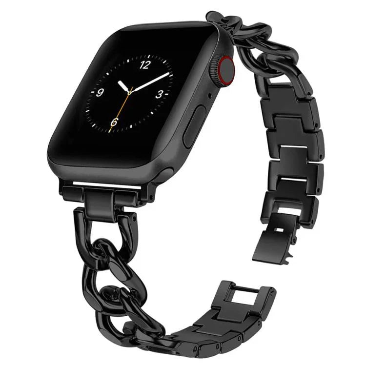 สายรัดนาฬิกาโลหะวงกลมคู่ xDfind สำหรับ Apple Watch ขนาด 42 / 44 / 45 / 46 / 49 มม., สำหรับ Apple Watch ขนาด 38 / 40 / 41 / S10 42 มม.