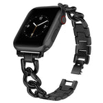 สายรัดนาฬิกาโลหะวงกลมคู่ xDfind สำหรับ Apple Watch ขนาด 42 / 44 / 45 / 46 / 49 มม., สำหรับ Apple Watch ขนาด 38 / 40 / 41 / S10 42 มม.