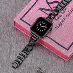 สายรัดนาฬิกาโลหะวงกลมคู่ xDfind สำหรับ Apple Watch ขนาด 42 / 44 / 45 / 46 / 49 มม., สำหรับ Apple Watch ขนาด 38 / 40 / 41 / S10 42 มม.