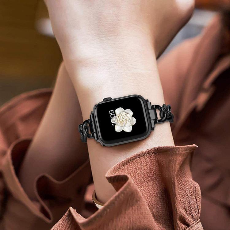 สายรัดนาฬิกาโลหะวงกลมคู่ xDfind สำหรับ Apple Watch ขนาด 42 / 44 / 45 / 46 / 49 มม., สำหรับ Apple Watch ขนาด 38 / 40 / 41 / S10 42 มม.