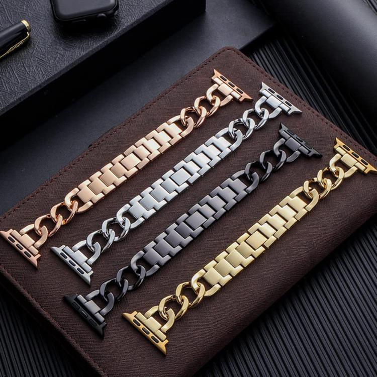 สายรัดนาฬิกาโลหะวงกลมคู่ xDfind สำหรับ Apple Watch ขนาด 42 / 44 / 45 / 46 / 49 มม., สำหรับ Apple Watch ขนาด 38 / 40 / 41 / S10 42 มม.