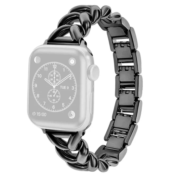 สายรัดนาฬิกาโลหะรูปตัววี xDfind สำหรับ Apple Watch ขนาด 42 / 44 / 45 / 46 / 49 มม., สำหรับ Apple Watch ขนาด 38 / 40 / 41 / S10 42 มม.