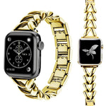 สายรัดนาฬิกาโลหะรูปตัววี xDfind สำหรับ Apple Watch ขนาด 42 / 44 / 45 / 46 / 49 มม., สำหรับ Apple Watch ขนาด 38 / 40 / 41 / S10 42 มม.