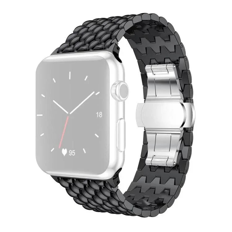 สายรัดนาฬิกาโลหะลายมังกร xDfind สำหรับ Apple Watch ขนาด 42 / 44 / 45 / 46 / 49 มม., สำหรับ Apple Watch ขนาด 38 / 40 / 41 / S10 42 มม.