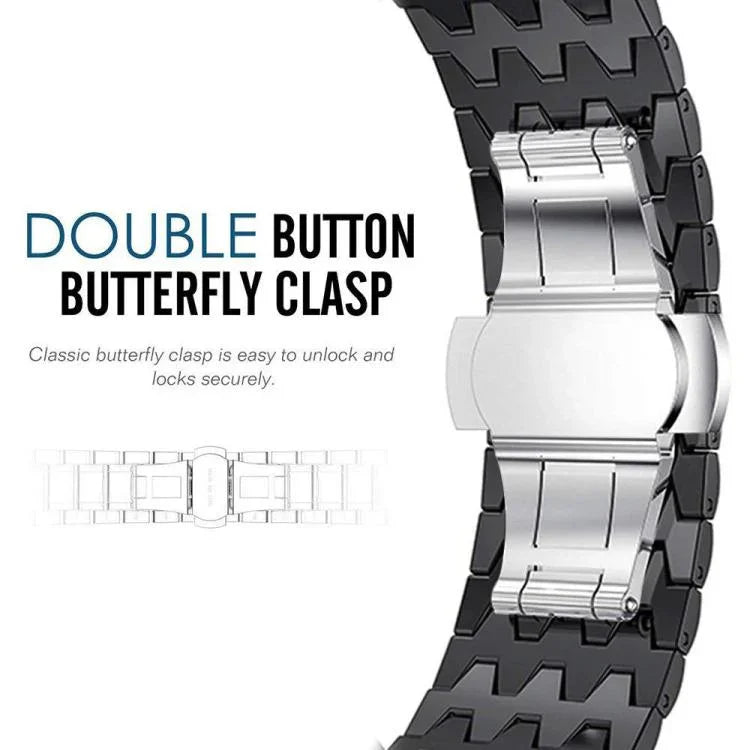 สายรัดนาฬิกาโลหะลายมังกร xDfind สำหรับ Apple Watch ขนาด 42 / 44 / 45 / 46 / 49 มม., สำหรับ Apple Watch ขนาด 38 / 40 / 41 / S10 42 มม.