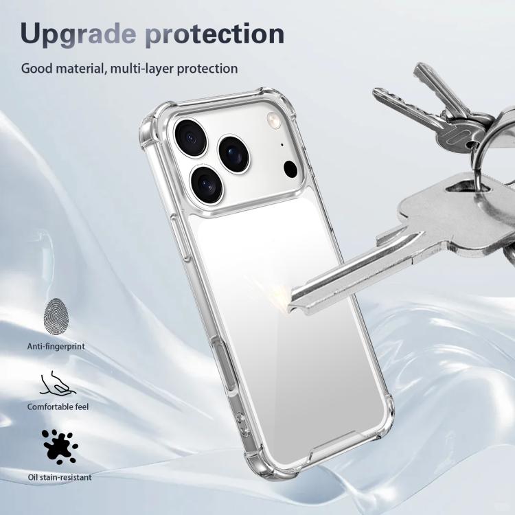 เคสโทรศัพท์อะคริลิก + TPU กันกระแทกสี่มุม สำหรับ iPhone 17 Pro Max, สำหรับ iPhone 17 Pro, สำหรับ iPhone 17, สำหรับ iPhone Air
