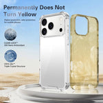 เคสโทรศัพท์อะคริลิก + TPU กันกระแทกสี่มุม สำหรับ iPhone 17 Pro Max, สำหรับ iPhone 17 Pro, สำหรับ iPhone 17, สำหรับ iPhone Air