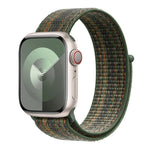 สายรัดนาฬิกาไนลอนแบบห่วงพื้นฐานพร้อมฟิล์มโค้ง 3D สำหรับ Apple Watch Series ขนาด 41 มม., สำหรับ Apple Watch Series ขนาด 38 มม., สำหรับ Apple Watch Series ขนาด 42 มม.