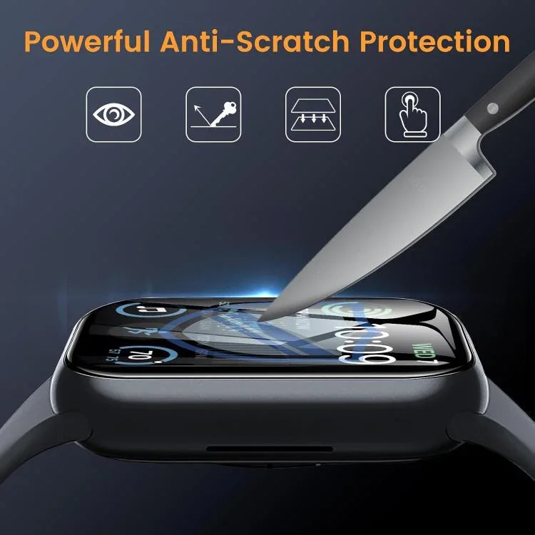 สายรัดนาฬิกาไนลอนแบบห่วงพื้นฐานพร้อมฟิล์มโค้ง 3D สำหรับ Apple Watch Series ขนาด 41 มม., สำหรับ Apple Watch Series ขนาด 38 มม., สำหรับ Apple Watch Series ขนาด 42 มม.