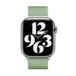 สายรัดนาฬิกาสแตนเลสสตีล Milanese พร้อมฟิล์มโค้ง 3D สำหรับ Apple Watch Series ขนาด 41 มม., สำหรับ Apple Watch Series ขนาด 38 มม., สำหรับ Apple Watch Series ขนาด 42 มม.