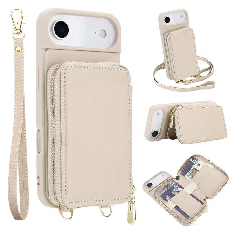 กระเป๋าใส่บัตร RFID แบบซิปสะพายข้างพร้อมเคสโทรศัพท์ สำหรับ iPhone 17 Pro Max, สำหรับ iPhone 17 Pro, สำหรับ iPhone Air, สำหรับ iPhone 15 Pro Max, สำหรับ iPhone 15 Pro, สำหรับ iPhone 15 Plus / 14 Plus