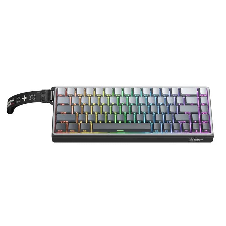 ONIKUMA G69 คีย์บอร์ดแบบมีสาย 68 ปุ่ม พร้อมไฟ RGB และสวิตช์แม่เหล็ก