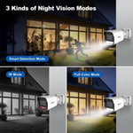 ชุดกล้องเครือข่ายบันทึกวิดีโอ SriHome NVS005-POE065 ความละเอียด 3MP 4 ช่อง POE, 3MP 4 ช่อง