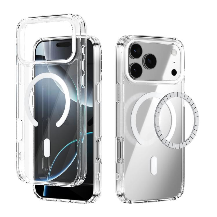 เคสโทรศัพท์โปร่งใส ABEEL MagSafe แหวนแม่เหล็กสี กันรอย สำหรับ iPhone 17 Pro Max, สำหรับ iPhone 17 Pro, สำหรับ iPhone 17, สำหรับ iPhone 17 Air, สำหรับ iPhone 16 Pro Max, สำหรับ iPhone 16 Pro, สำหรับ iPhone 16 Plus, สำหรับ iPhone 16