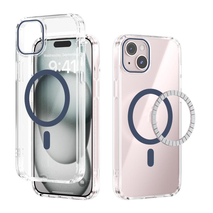 เคสโทรศัพท์โปร่งใส ABEEL MagSafe แหวนแม่เหล็กสี ป้องกันรอยขีดข่วน สำหรับ iPhone 13 Pro Max, iPhone 13 Pro, iPhone 13