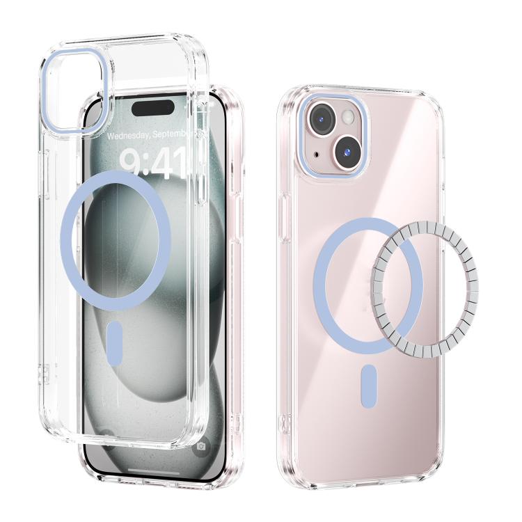 เคสโทรศัพท์โปร่งใส ABEEL MagSafe แหวนแม่เหล็กสี ป้องกันรอยขีดข่วน สำหรับ iPhone 13 Pro Max, iPhone 13 Pro, iPhone 13