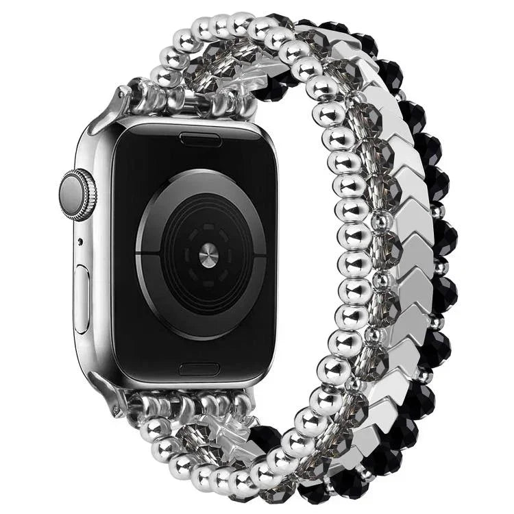 สายรัดนาฬิกาโลหะลูกปัดคริสตัลลูกศร xDfind สำหรับ Apple Watch ขนาด 42 / 44 / 45 / 46 / 49 มม., สำหรับ Apple Watch ขนาด 38 / 40 / 41 / S10 42 มม.