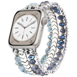 สายรัดนาฬิกาโลหะลูกปัดคริสตัลลูกศร xDfind สำหรับ Apple Watch ขนาด 42 / 44 / 45 / 46 / 49 มม., สำหรับ Apple Watch ขนาด 38 / 40 / 41 / S10 42 มม.