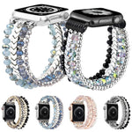 สายรัดนาฬิกาโลหะลูกปัดคริสตัลลูกศร xDfind สำหรับ Apple Watch ขนาด 42 / 44 / 45 / 46 / 49 มม., สำหรับ Apple Watch ขนาด 38 / 40 / 41 / S10 42 มม.