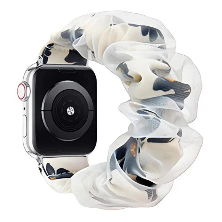 สายรัดนาฬิกาชั้นสองผสมออร์แกนซ่าโพลีเอสเตอร์ xDfind สำหรับ Apple Watch ขนาด 42 / 44 / 45 / 46 / 49 มม., สำหรับ Apple Watch ขนาด 38 / 40 / 41 / S10 42 มม.