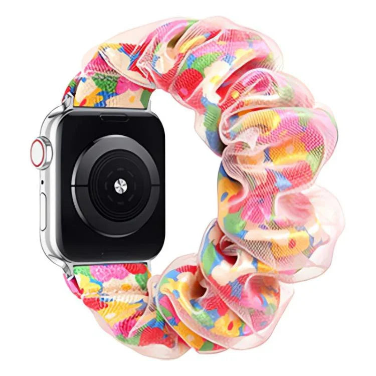 สายรัดนาฬิกาชั้นสองผสมออร์แกนซ่าโพลีเอสเตอร์ xDfind สำหรับ Apple Watch ขนาด 42 / 44 / 45 / 46 / 49 มม., สำหรับ Apple Watch ขนาด 38 / 40 / 41 / S10 42 มม.