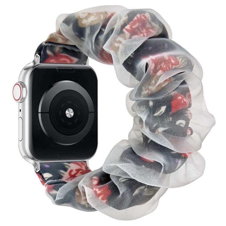 สายรัดนาฬิกาชั้นสองผสมออร์แกนซ่าโพลีเอสเตอร์ xDfind สำหรับ Apple Watch ขนาด 42 / 44 / 45 / 46 / 49 มม., สำหรับ Apple Watch ขนาด 38 / 40 / 41 / S10 42 มม.