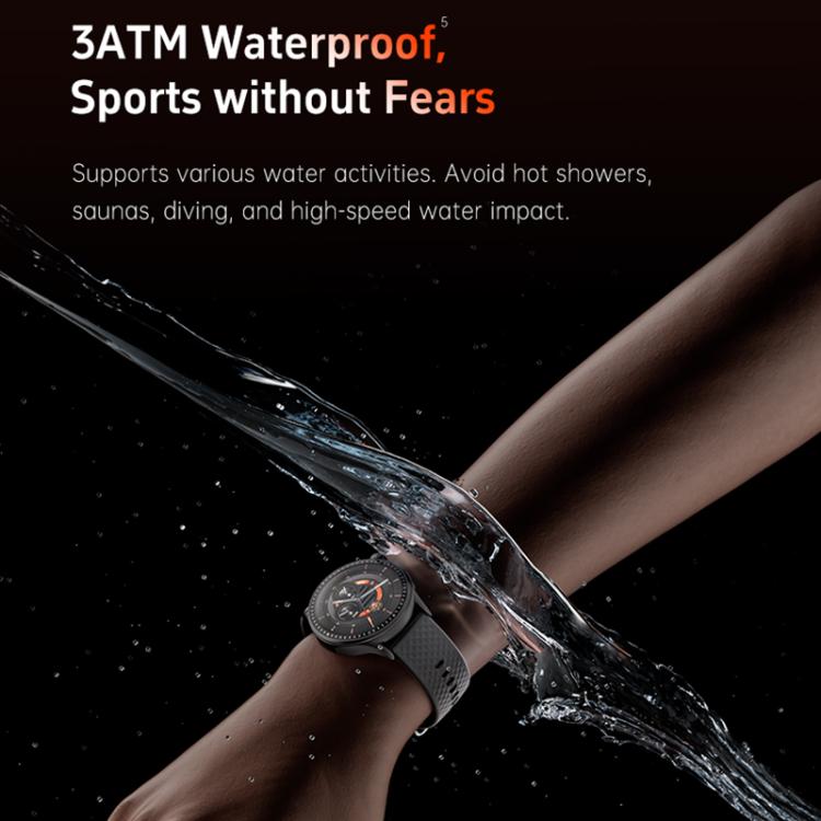 GTR3 นาฬิกาอัจฉริยะฟิตเนสหน้าจอ AMOLED 1.43 นิ้ว รองรับการวัดอัตราการเต้นของหัวใจ