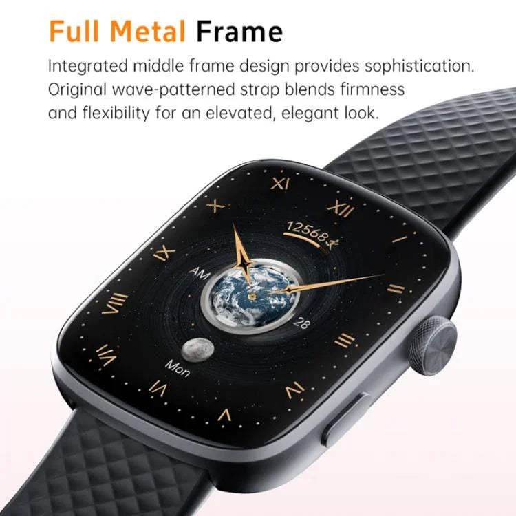 GTS8 1.95 inch AMOLED Screen Fitness Tracker Smart Watch Support Heart Rate Monitoring