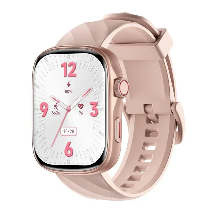 GTS10 สมาร์ทวอทช์ฟิตเนสหน้าจอ AMOLED 1.95 นิ้ว รองรับการตรวจวัดอัตราการเต้นของหัวใจ