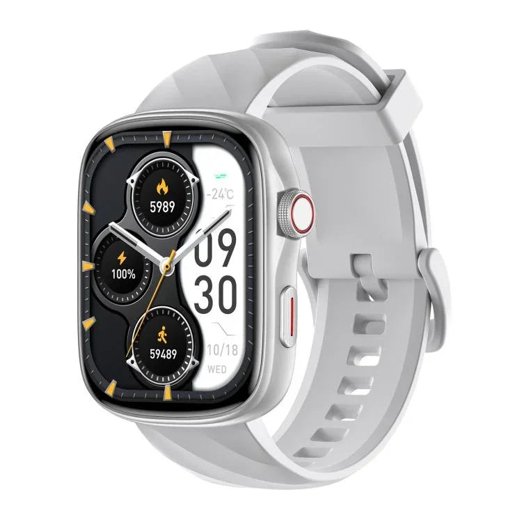 GTS10 สมาร์ทวอทช์ฟิตเนสหน้าจอ AMOLED 1.95 นิ้ว รองรับการตรวจวัดอัตราการเต้นของหัวใจ