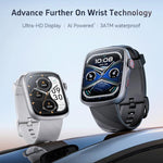 GTS10 สมาร์ทวอทช์ฟิตเนสหน้าจอ AMOLED 1.95 นิ้ว รองรับการตรวจวัดอัตราการเต้นของหัวใจ
