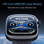 GTS10 สมาร์ทวอทช์ฟิตเนสหน้าจอ AMOLED 1.95 นิ้ว รองรับการตรวจวัดอัตราการเต้นของหัวใจ