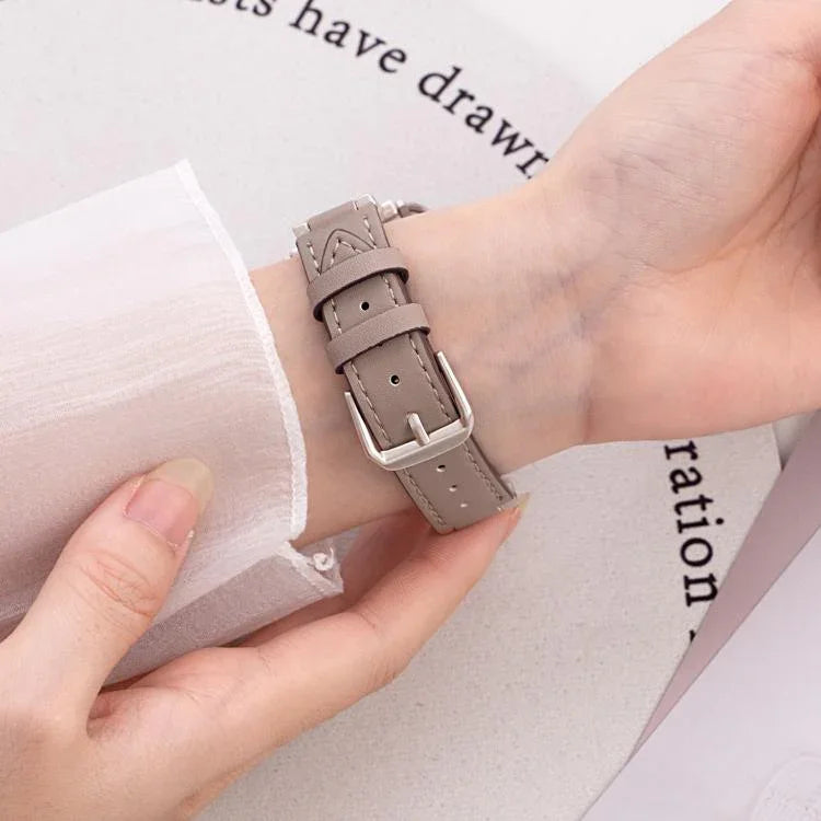 สายรัดนาฬิกาหนังผสมโลหะโซ่ผ้ายีนส์ xDfind สำหรับ Apple Watch ขนาด 42 / 44 / 45 / 46 / 49 มม., สำหรับ Apple Watch ขนาด 38 / 40 / 41 / S10 42 มม.